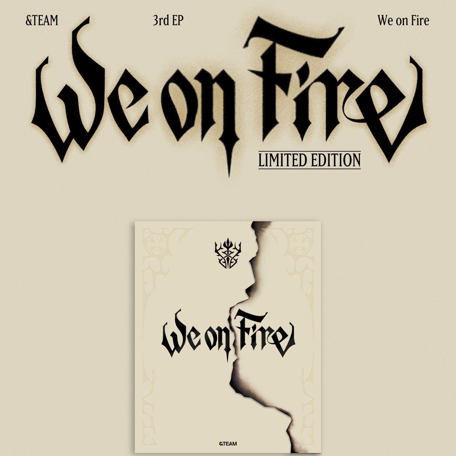 &TEAM - 3rd EP 'We on Fire' (LIMITED EDITION ver.) album — detail 1 of 5