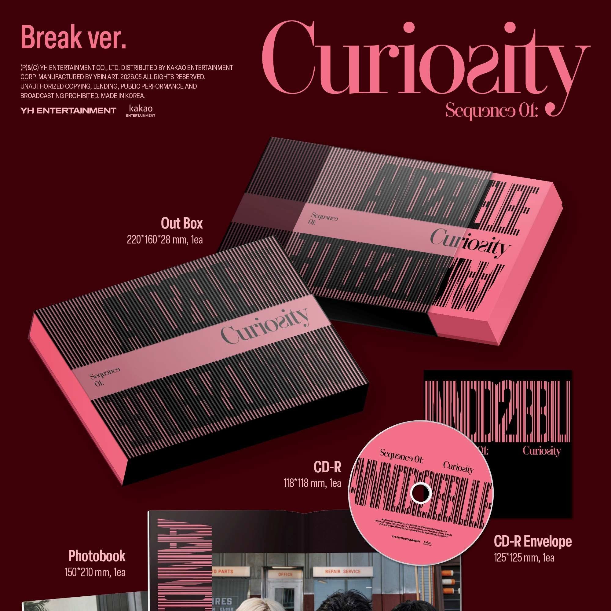 AND2BLE - 1ST MINI ALBUM [SEQUENCE 01: CURIOSITY] (PHOTOBOOK ver.) album — detail 2 of 12