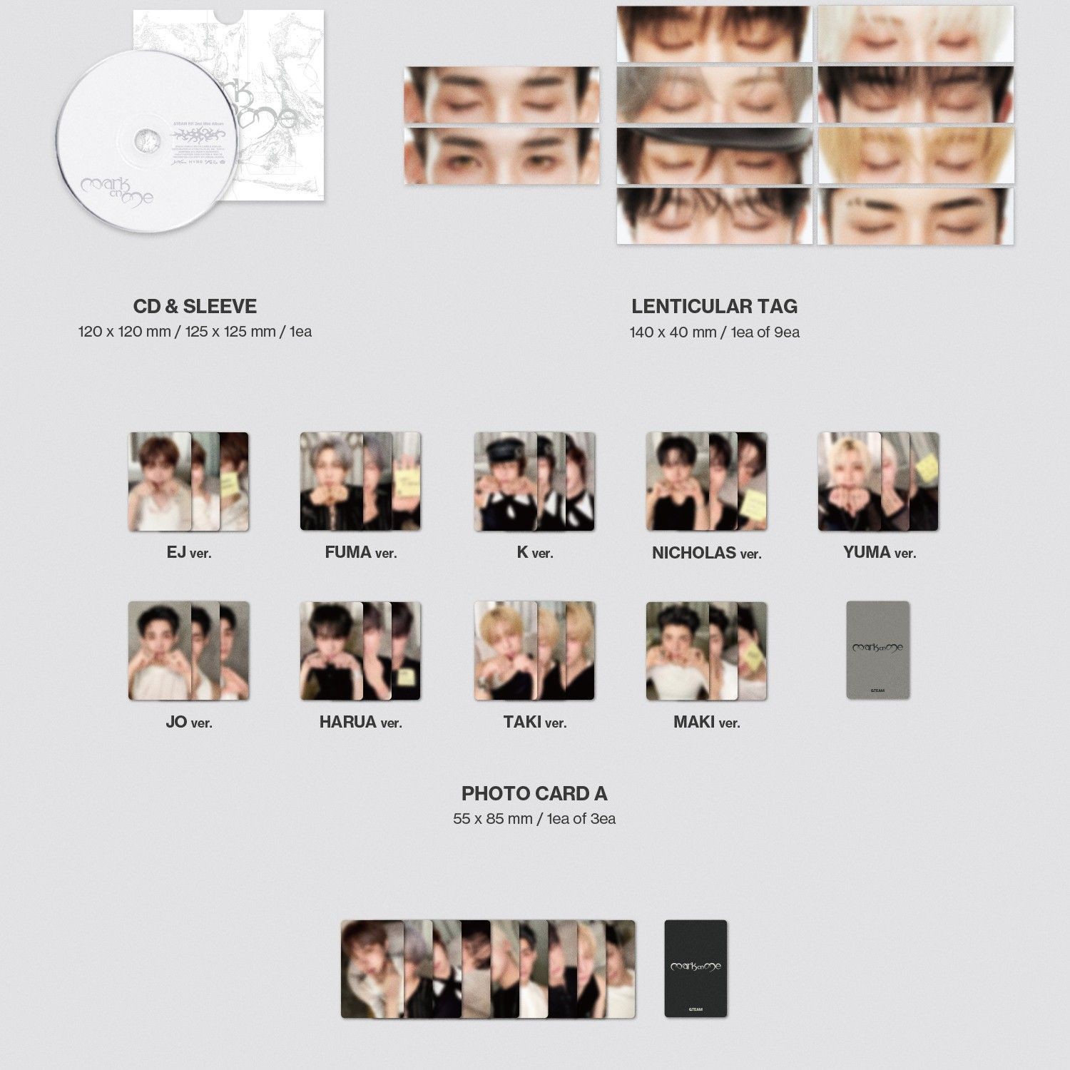 &TEAM - KR 2nd Mini Album 'Mark on Me' (SOLO ver.) album — detail 5 of 6