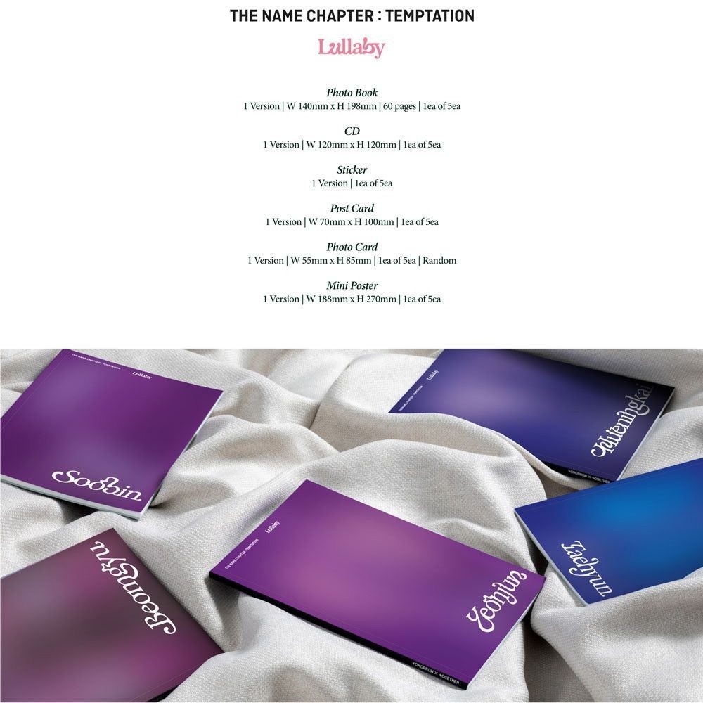 TOMORROW X TOGETHER - 'The Name Chapter: TEMPTATION' (Lullaby ver.) album — detail 2 of 7