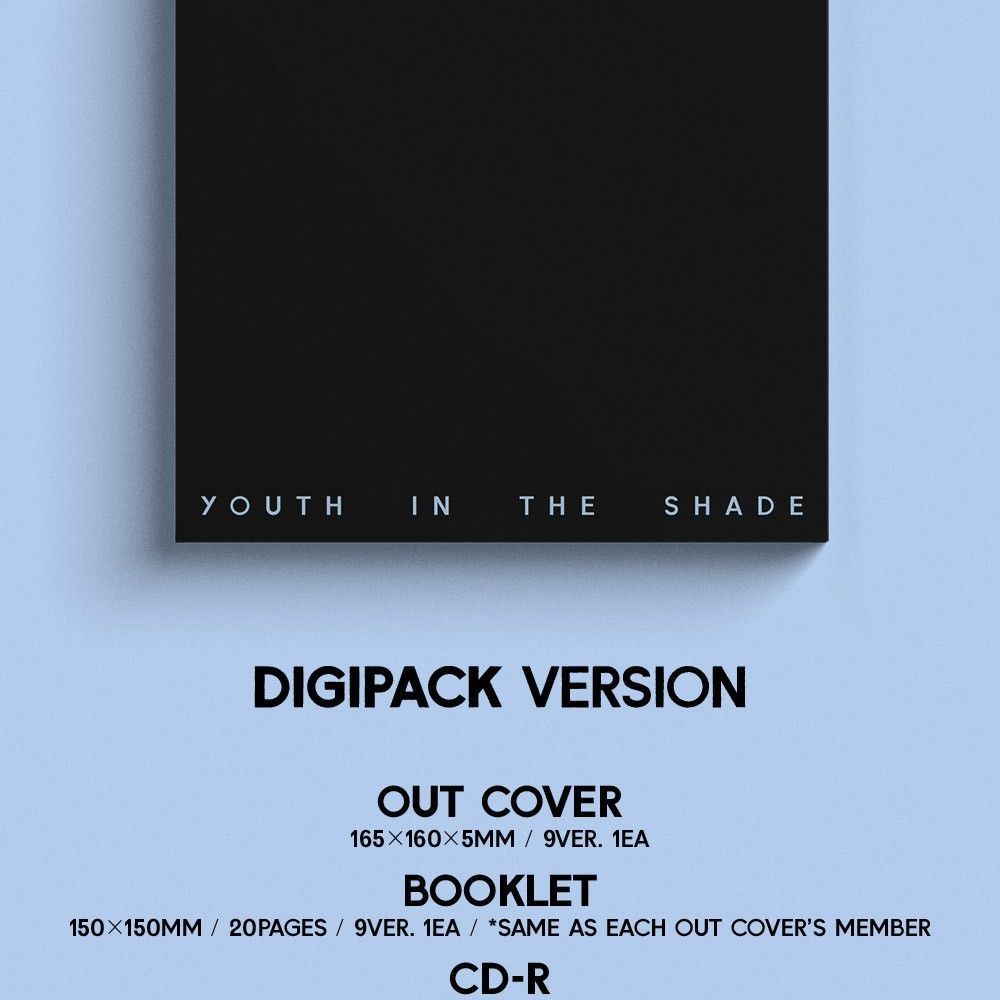 ZEROBASEONE - 1ST MINI ALBUM [YOUTH IN THE SHADE] (DIGIPACK ver.) album — detail 2 of 12