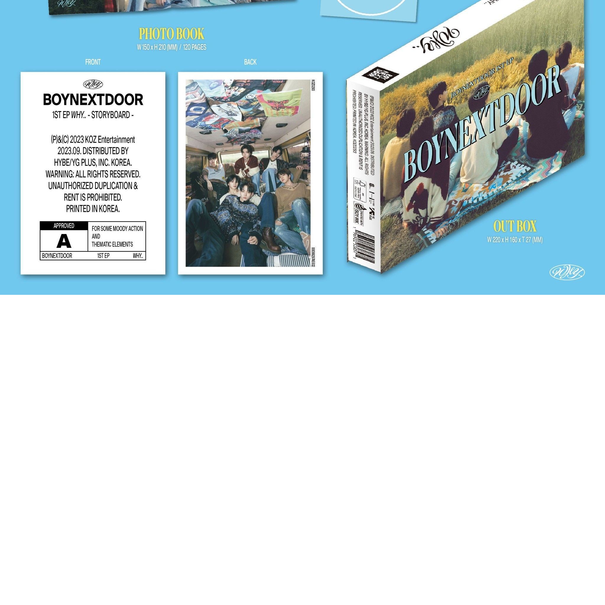 BOYNEXTDOOR - 1st EP 'WHY..' (Photobook ver.) album — detail 5 of 5