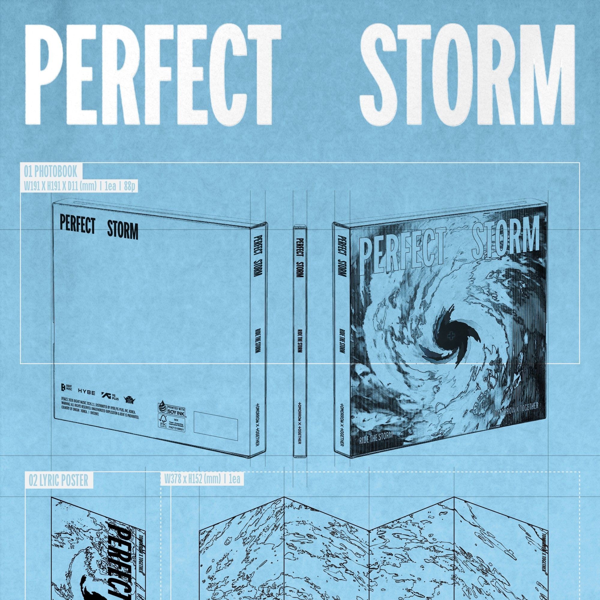 TOMORROW X TOGETHER - 9TH MINI ALBUM [PERFECT STORM] (PHOTOBOOK ver.) album — detail 1 of 7