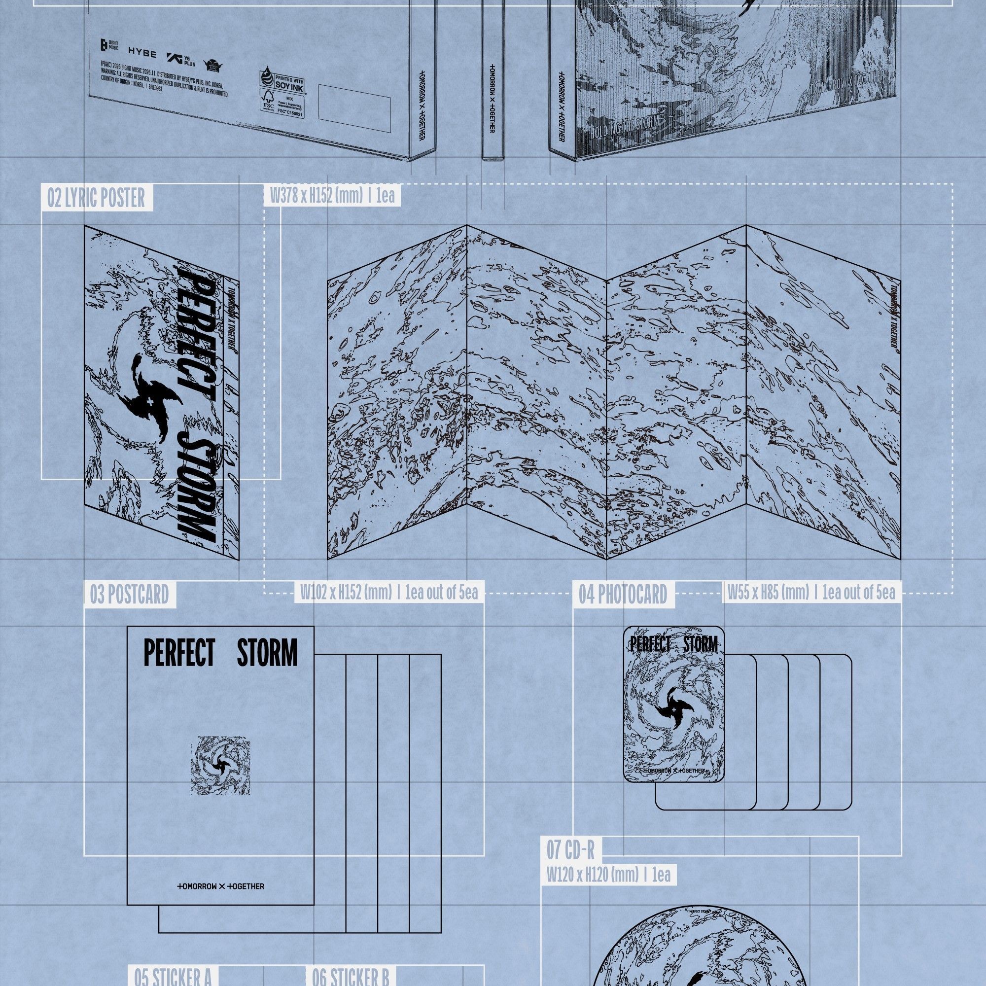 TOMORROW X TOGETHER - 9TH MINI ALBUM [PERFECT STORM] (PHOTOBOOK ver.) album — detail 6 of 7