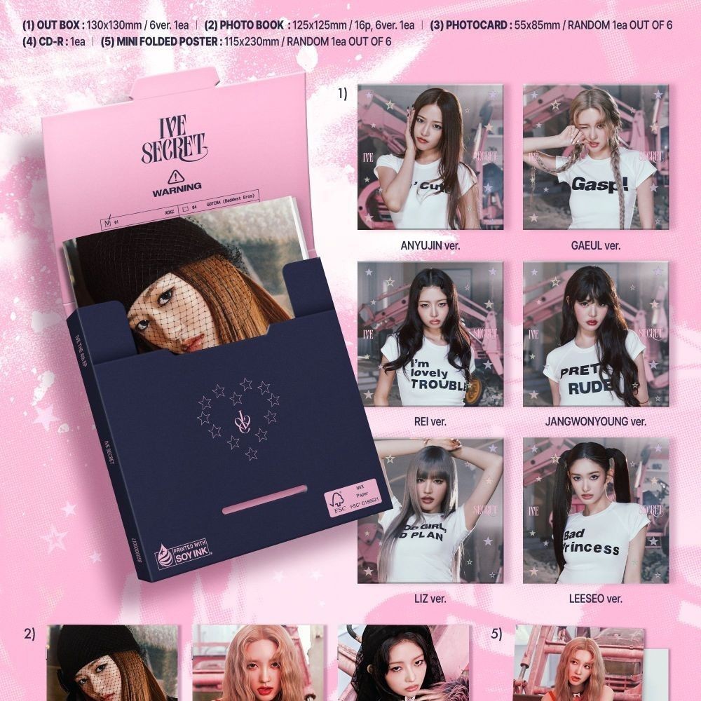 IVE - 4th EP 'IVE SECRET' (Digipack ver.) album — detail 1 of 3