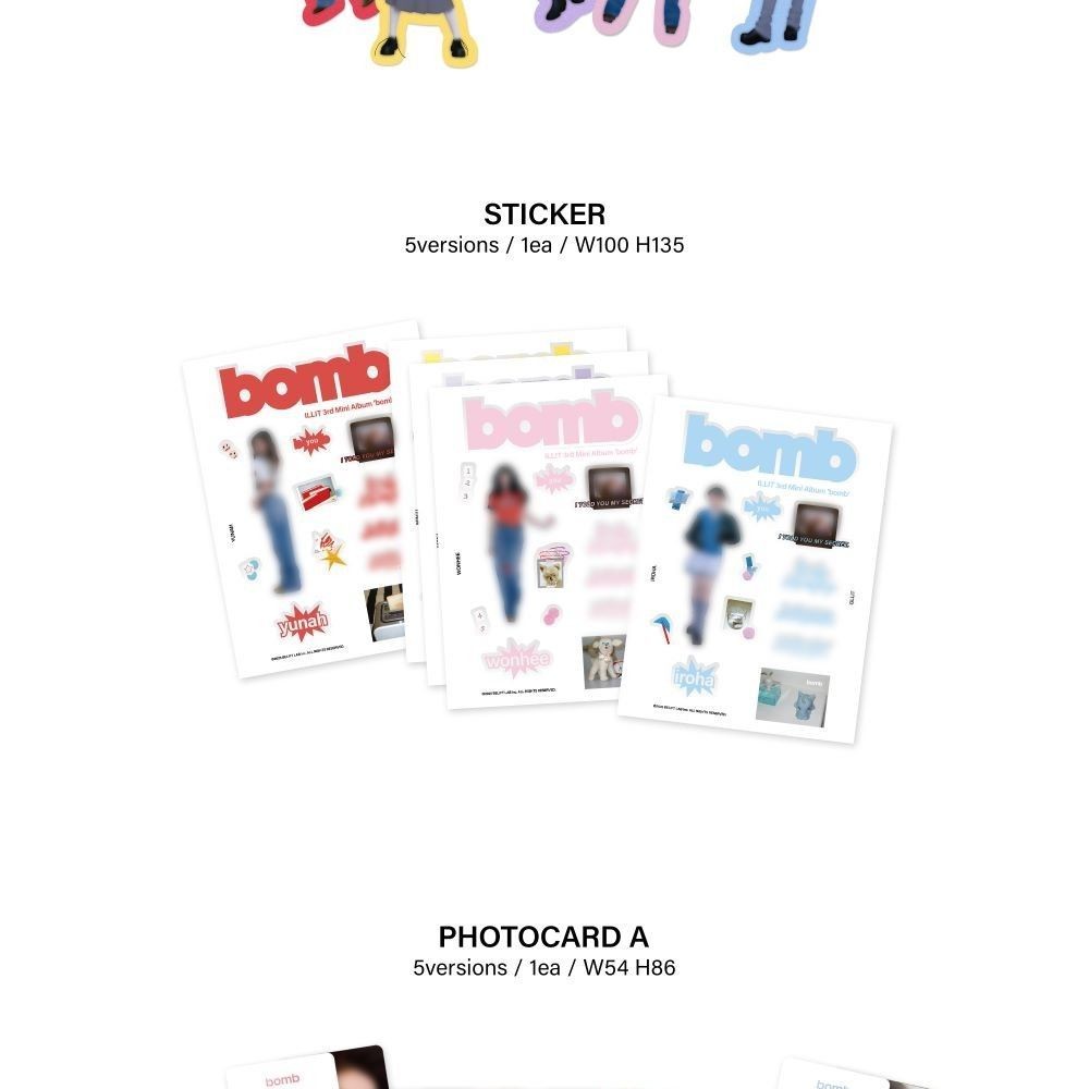 ILLIT - 'bomb' (GLLIT ver.) album — detail 7 of 9