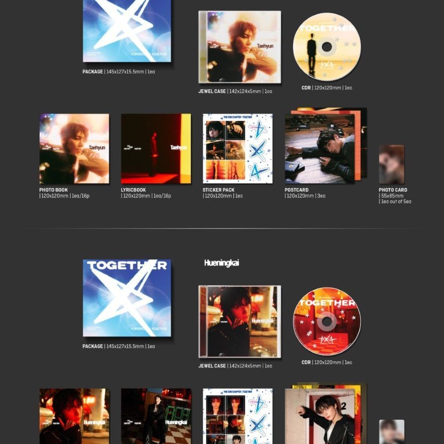 TOMORROW X TOGETHER - 'The Star Chapter: TOGETHER' (Solo Track ver.) album — detail 7 of 8