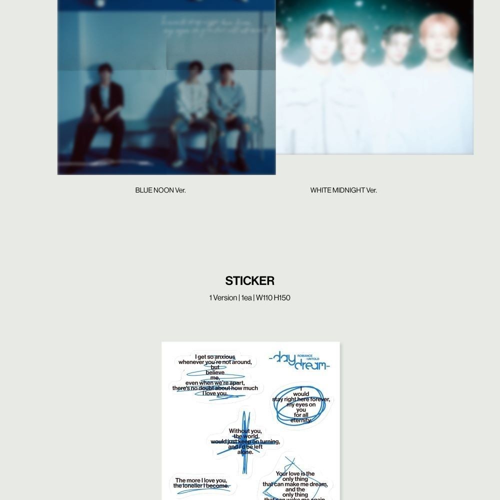 엔하이픈(ENHYPEN) ROMANCE : UNTOLD –daydream- [BLUE NOON Ver. / WHITE MIDNIGHT Ver.] album — detail 9 of 15