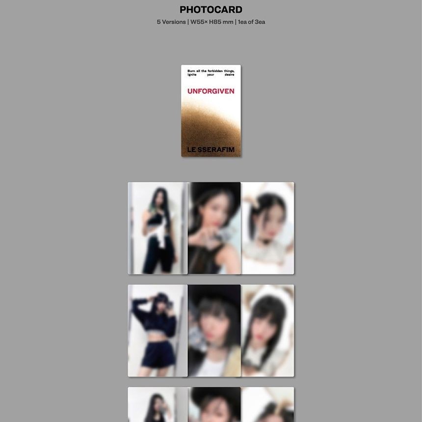 LE SSERAFIM - 1st Studio Album 'UNFORGIVEN' (COMPACT ver.) album — detail 6 of 10
