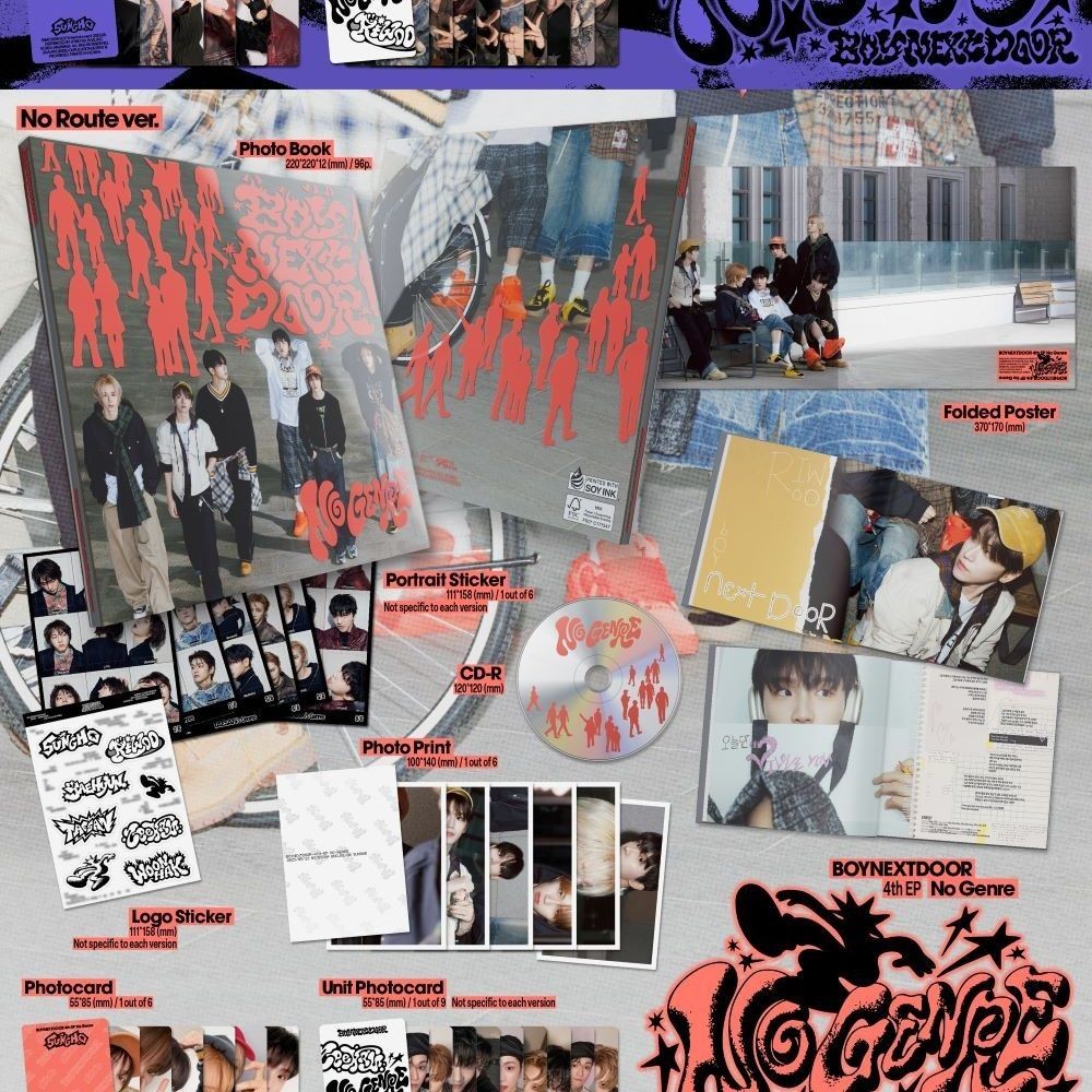 BOYNEXTDOOR - 4th EP 'No Genre' (Photobook ver.) album — detail 2 of 4