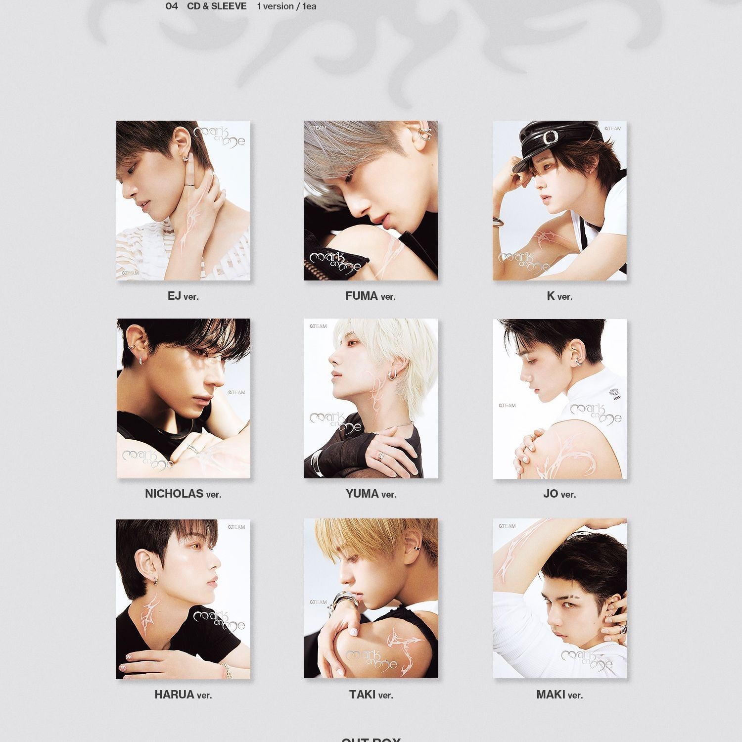 &TEAM - KR 2nd Mini Album 'Mark on Me' (SOLO ver.) album — detail 2 of 6
