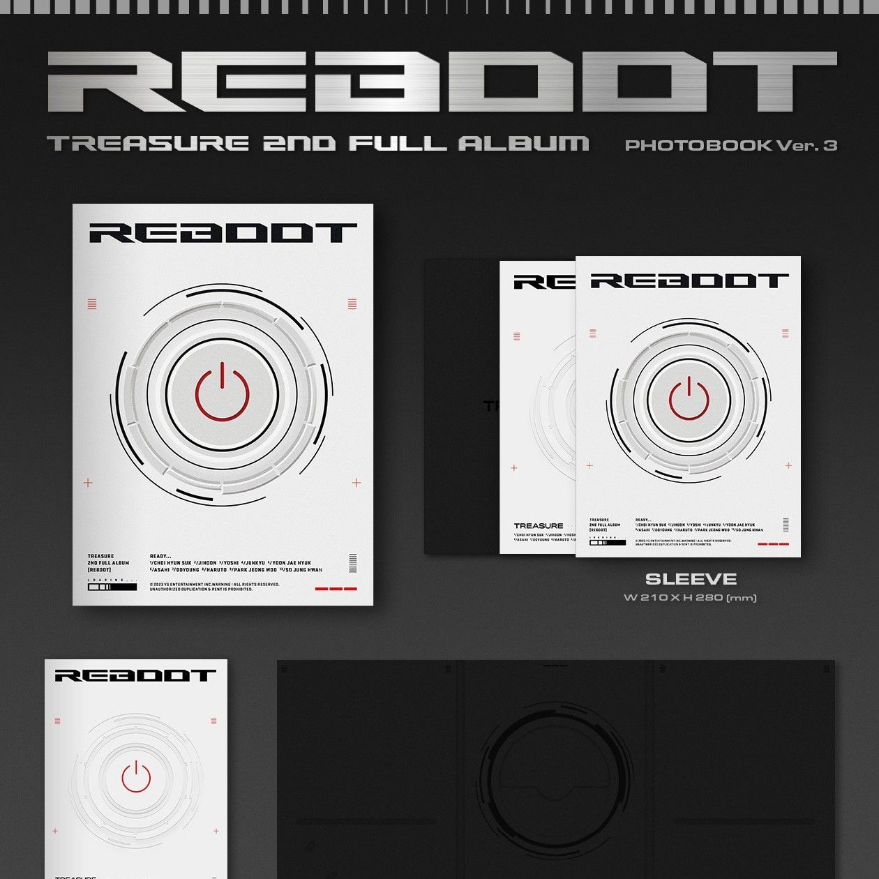 TREASURE - 2nd Full Album 'REBOOT' (Photobook ver.) album — detail 7 of 9
