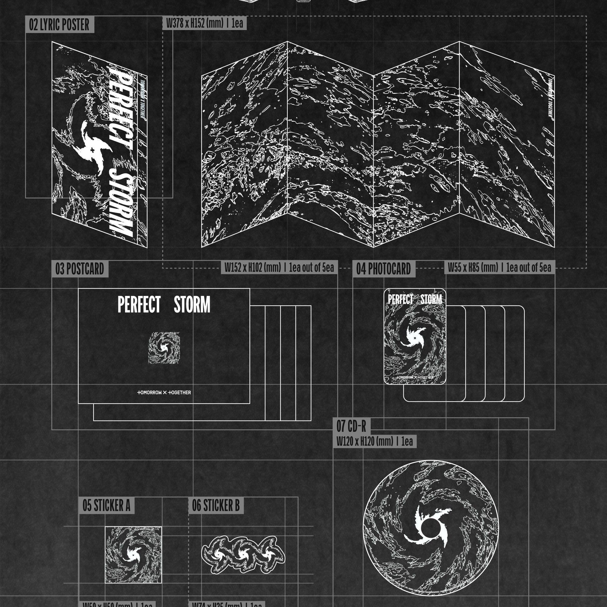 TOMORROW X TOGETHER - 9TH MINI ALBUM [PERFECT STORM] (PHOTOBOOK ver.) album — detail 4 of 7