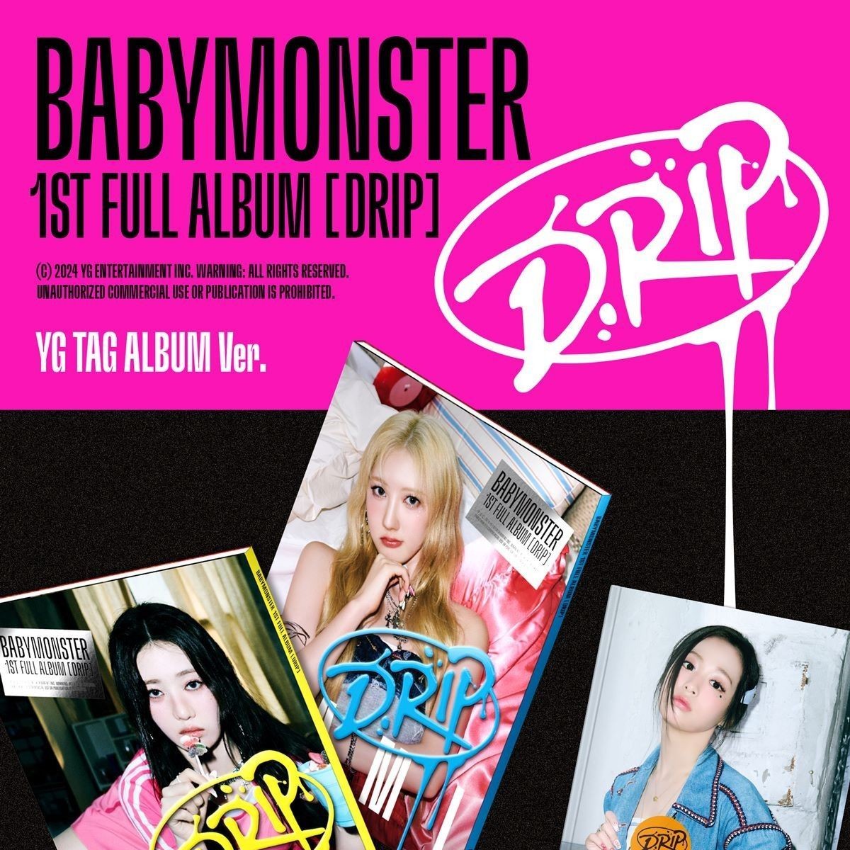 BABYMONSTER - 1ST FULL ALBUM [DRIP] YG TAG ALBUM Ver. album — detail 1 of 6