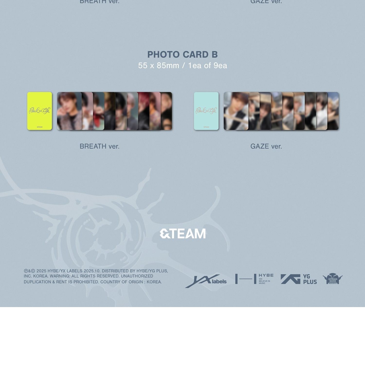 &TEAM - KR 1st Mini Album 'Back to Life' (Photobook ver.) album — detail 6 of 6