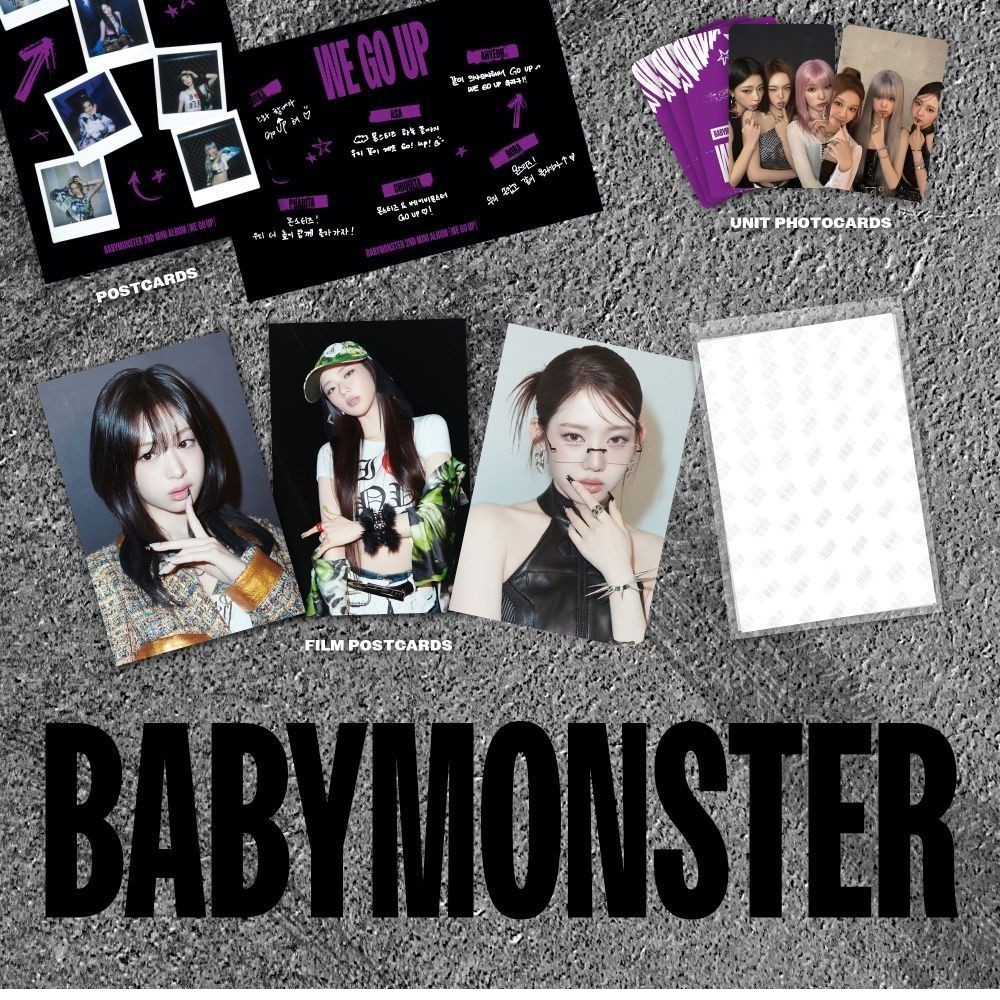 BABYMONSTER - 2nd MINI ALBUM [WE GO UP] POSTCARD Ver. album — detail 3 of 3