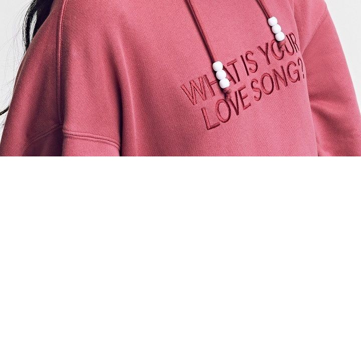BTS - WORLD TOUR 'ARIRANG' Hoodie (Red) merchandise — detail 13 of 21