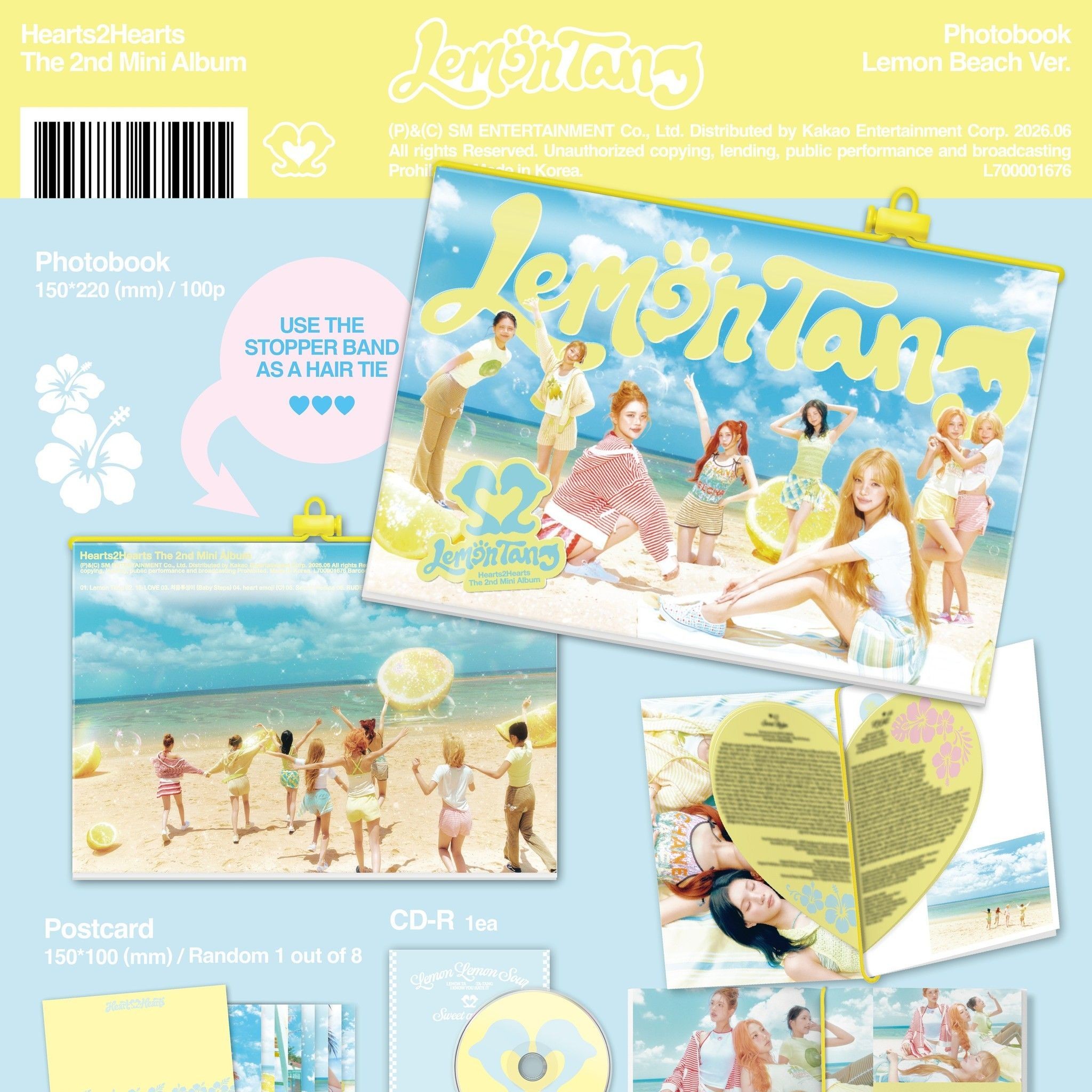 HEARTS2HEARTS - 2ND MINI ALBUM LEMON TANG Photobook Ver. album — detail 3 of 4