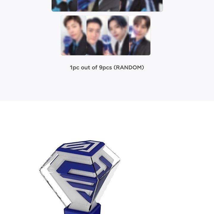 SUPER JUNIOR — OFFICIAL FANLIGHT SPECIAL EDITION light stick — detail 4 of 15