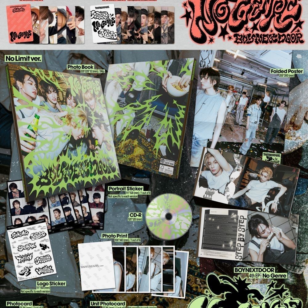 BOYNEXTDOOR - 4th EP 'No Genre' (Photobook ver.) album — detail 3 of 4