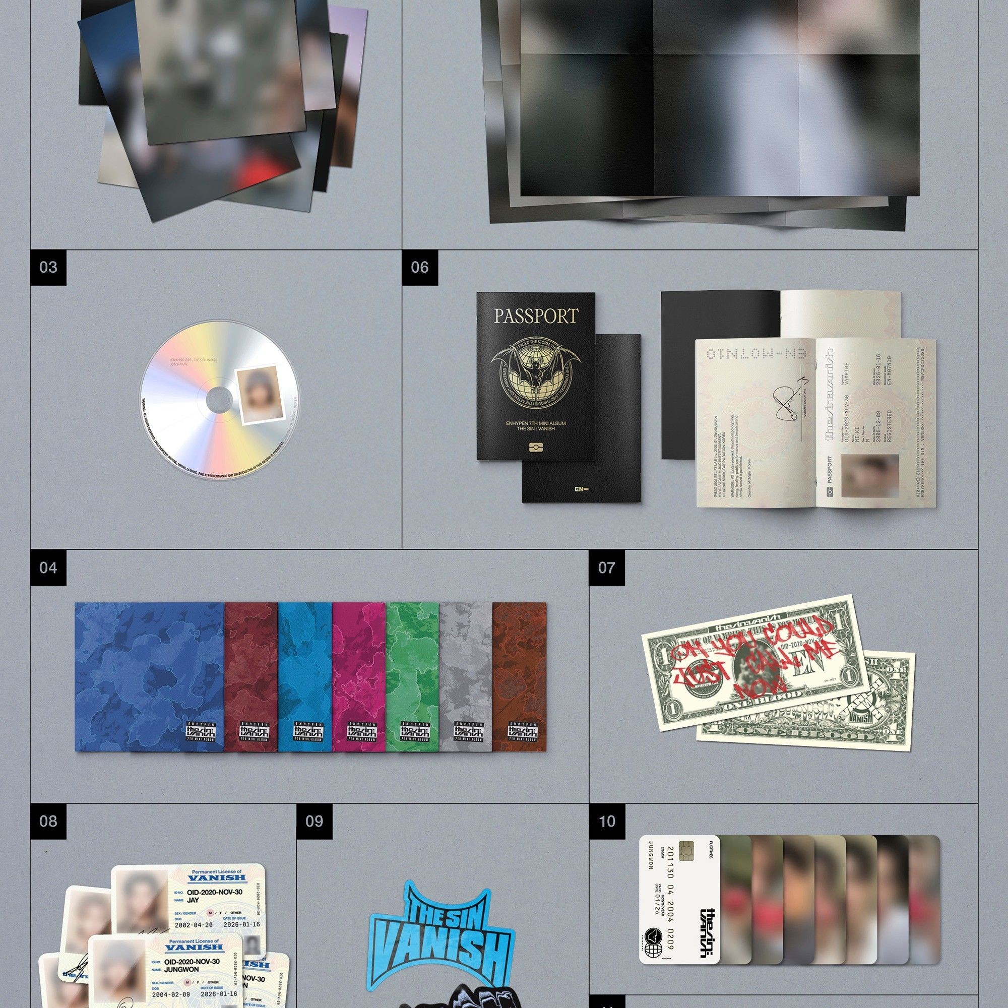 ENHYPEN (엔하이픈) THE SIN : VANISH (FUGITIVES Ver.) album — detail 2 of 3