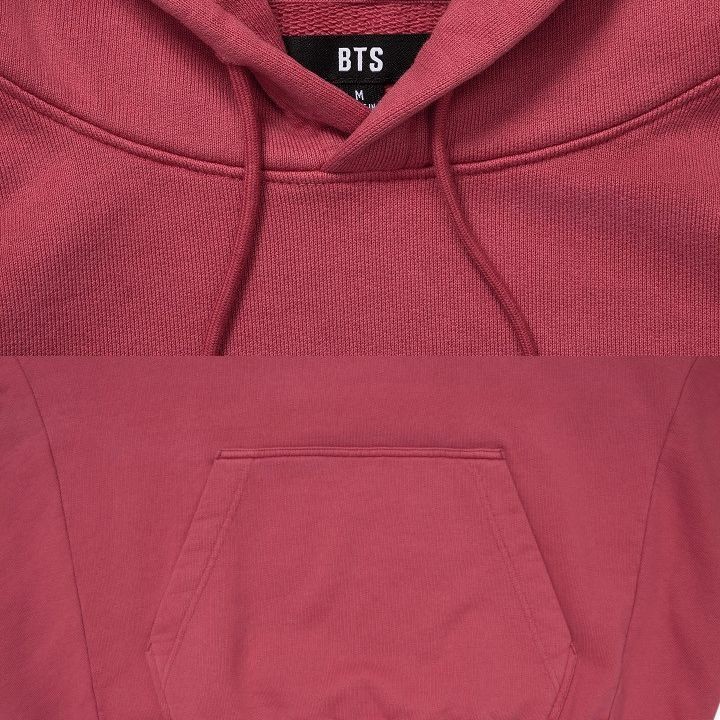 BTS - WORLD TOUR 'ARIRANG' Hoodie (Red) merchandise — detail 8 of 21