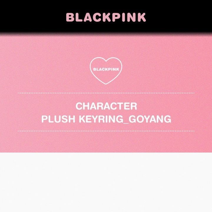 BLACKPINK - BPCOLLECTION [CHARACTER PLUSH KEYRING GOYANG] merchandise — detail 1 of 11