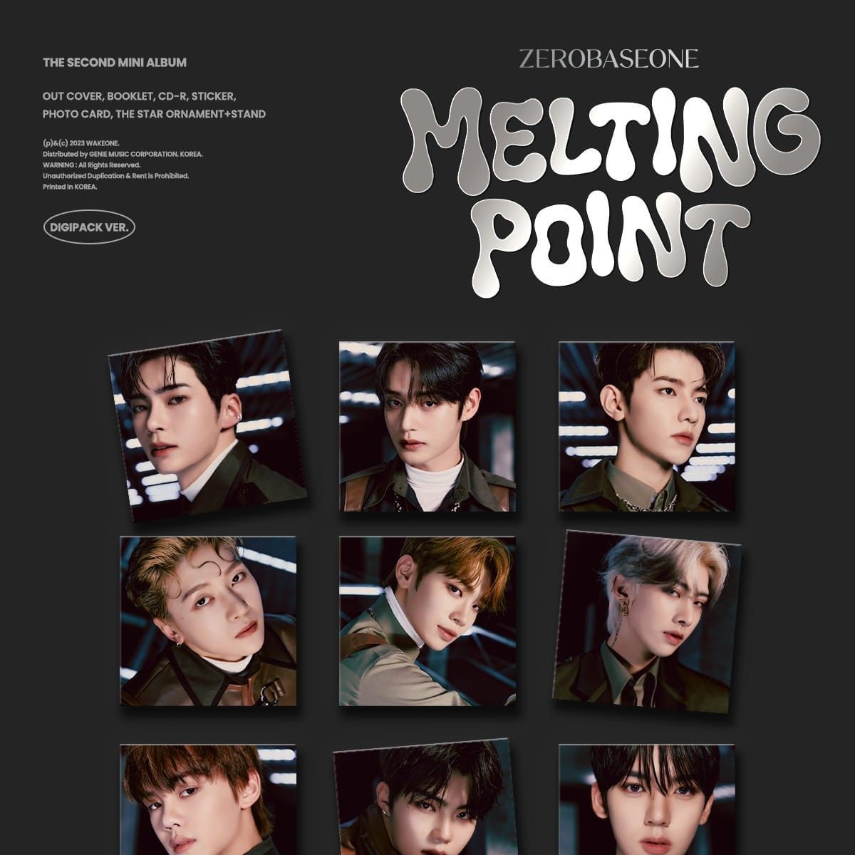 ZEROBASEONE - 2ND MINI ALBUM [MELTING POINT] (DIGIPACK ver.) album — detail 1 of 3