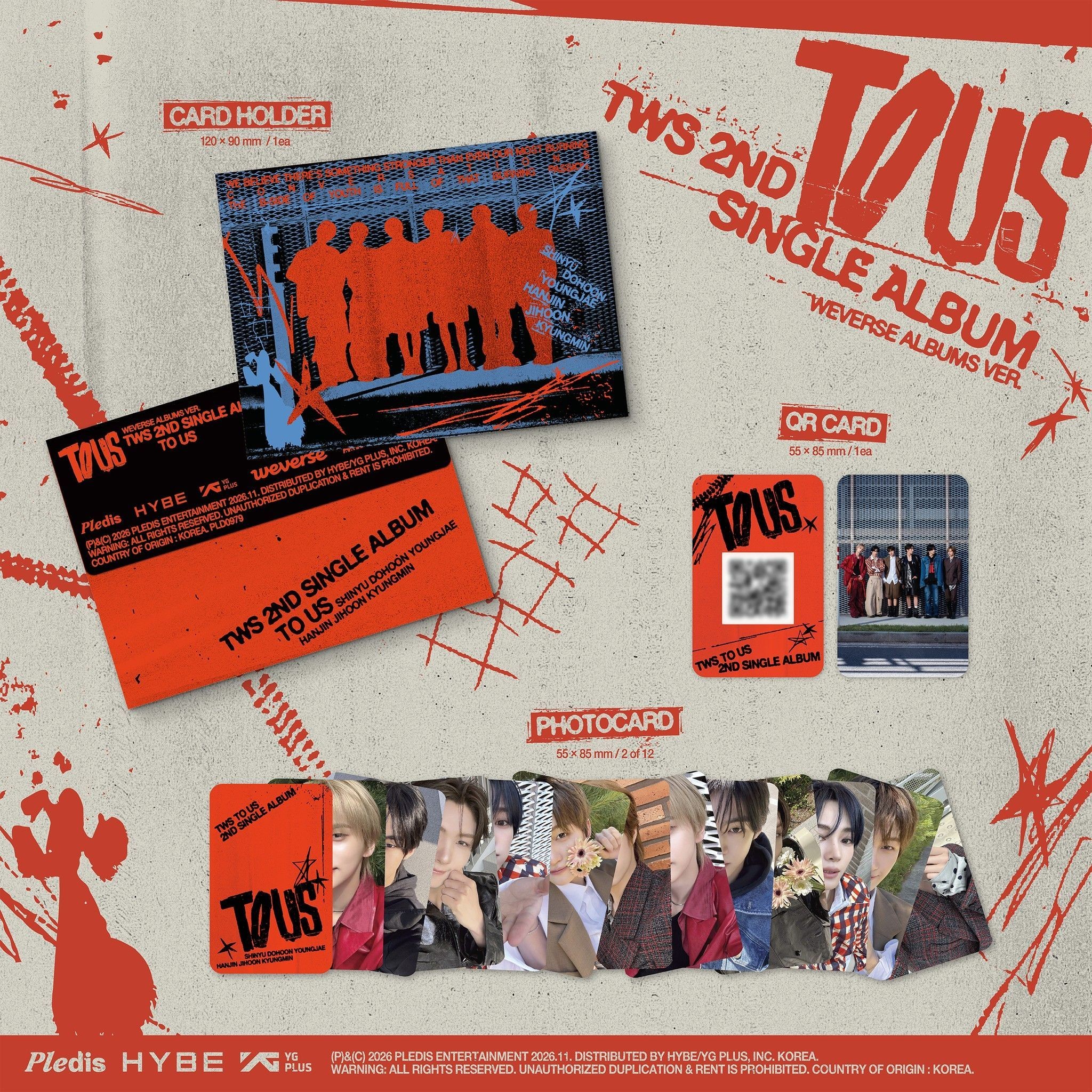 TWS 2nd Single Album ‘TO US’ Weverse Albums ver. album — detail 1 of 1