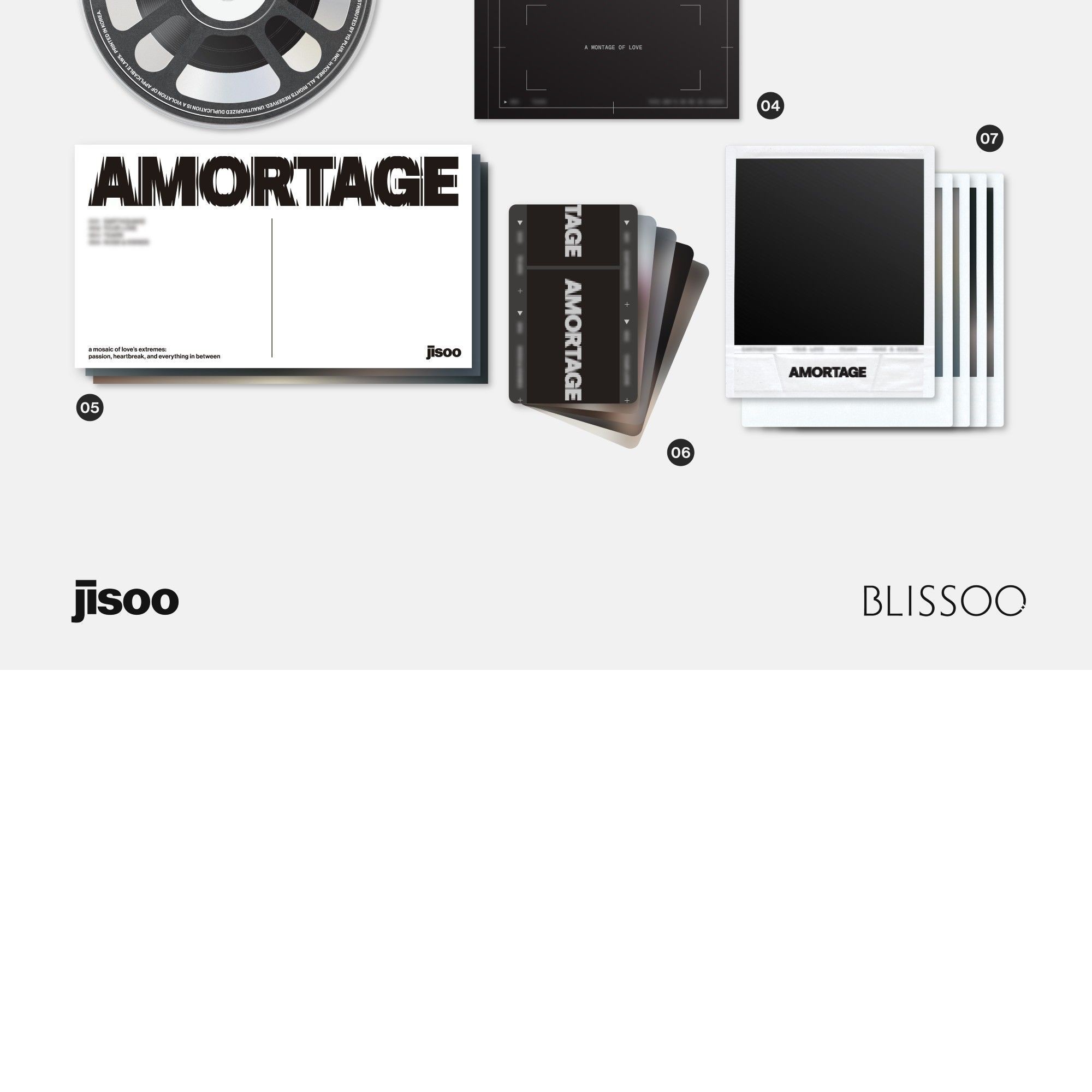 JISOO - JISOO Mini Album [AMORTAGE] DELUXE EDITION (PURPLE Ver /BLACK Ver) album — detail 4 of 4