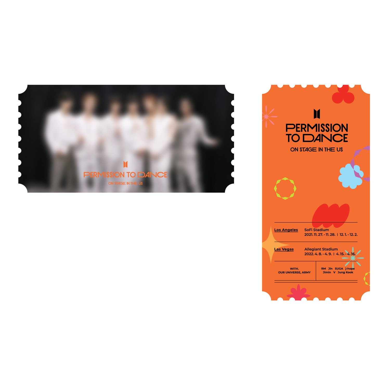 BTS - 'PERMISSION TO DANCE ON STAGE in THE US' (Digital Code ver.) album — detail 1 of 13