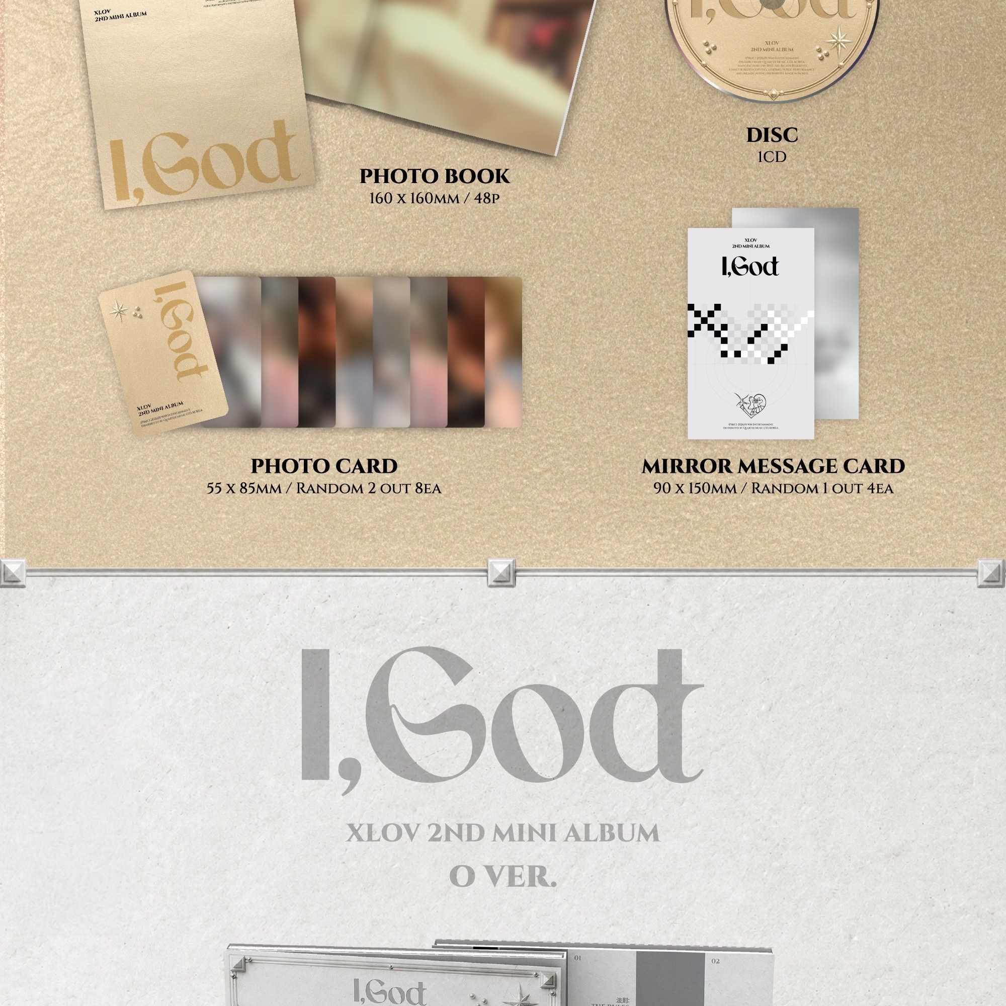XLOV - 2ND MINI ALBUM [I,God] album — detail 5 of 9