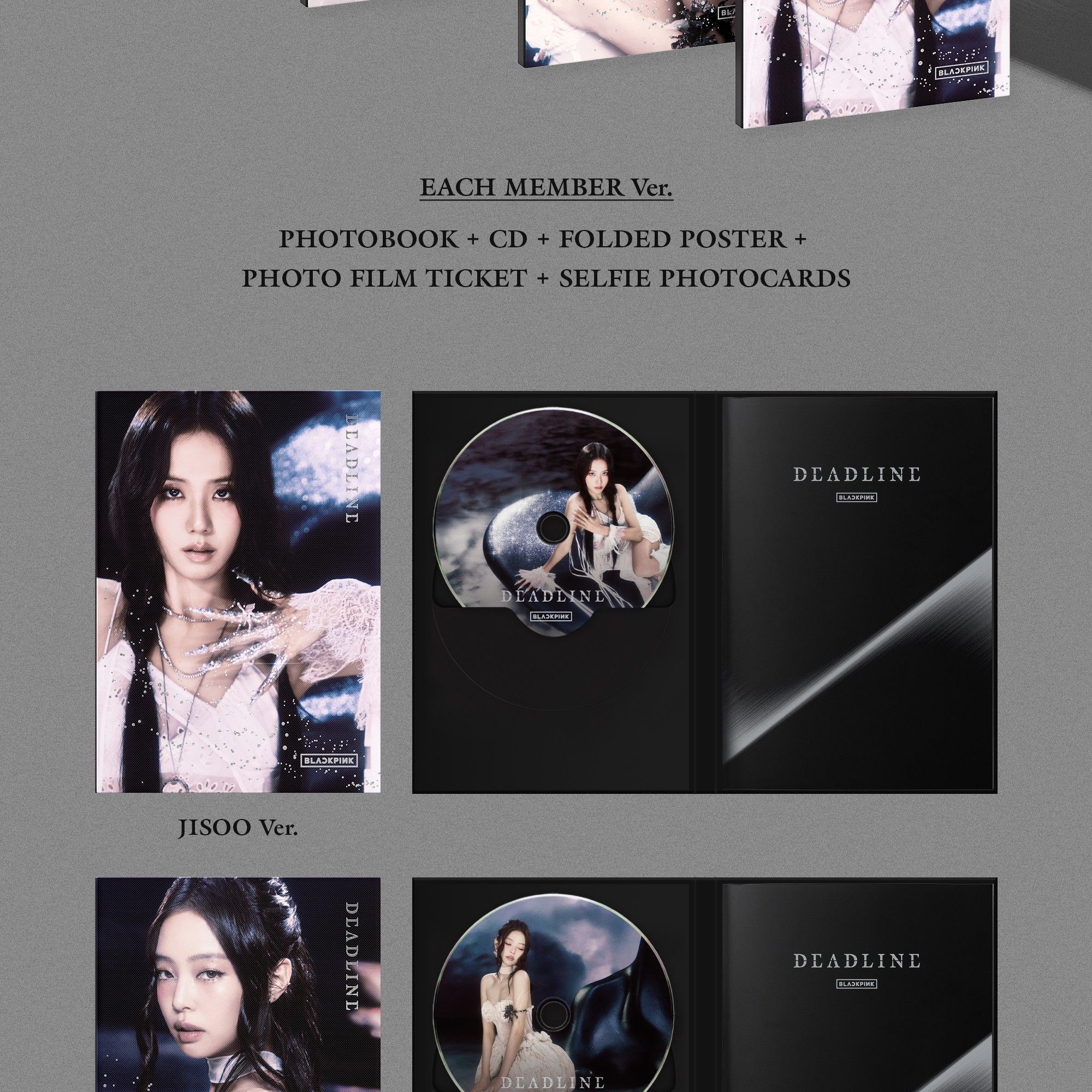 BLACKPINK - 3rd Mini Album 'DEADLINE' (SILVER ver.) album — detail 3 of 9