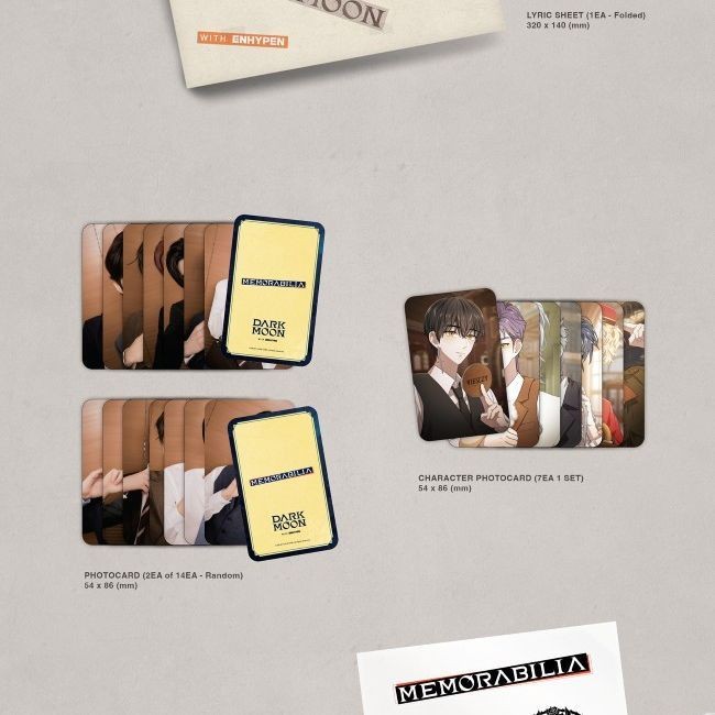 엔하이픈 (ENHYPEN)  - DARK MOON SPECIAL ALBUM  (Moon ver.) album — detail 6 of 8