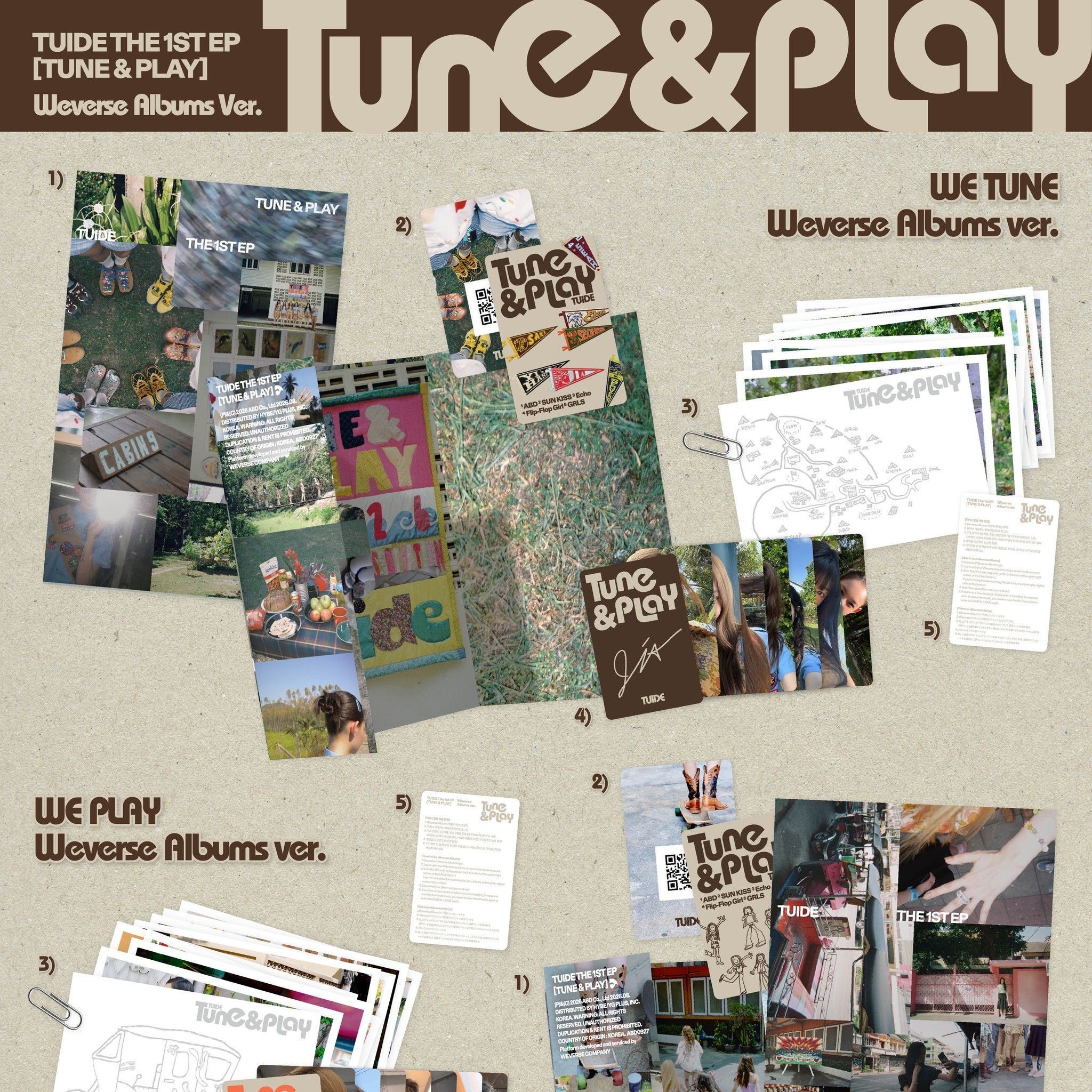TUIDE - The 1st EP [TUNE & PLAY] Weverse Albums ver. album — detail 1 of 2
