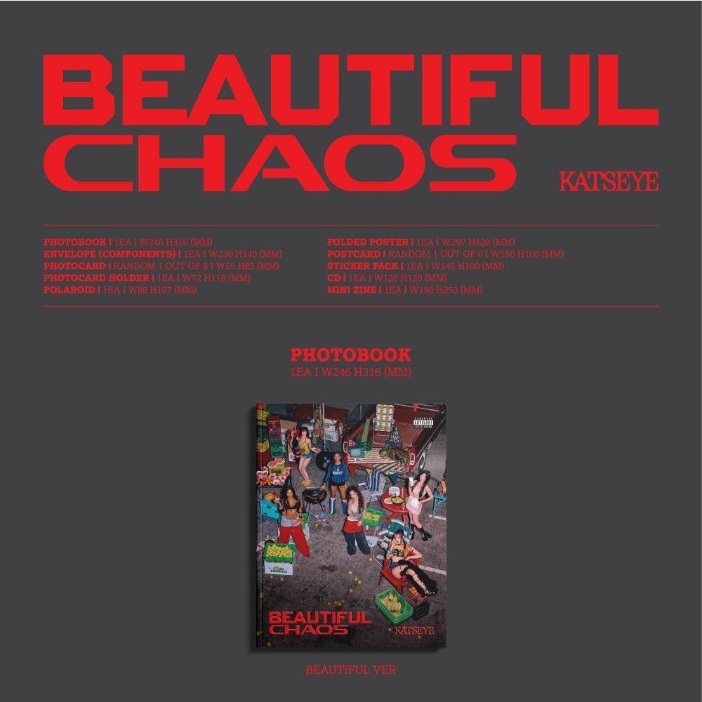 KATSEYE - BEAUTIFUL CHAOS album — detail 1 of 14