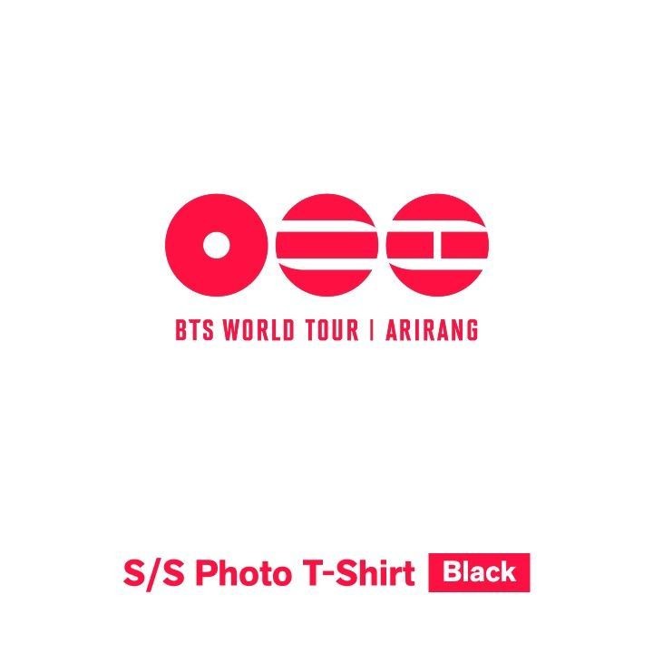 BTS - WORLD TOUR 'ARIRANG' S/S Photo T-Shirt (Black) merchandise — detail 1 of 20