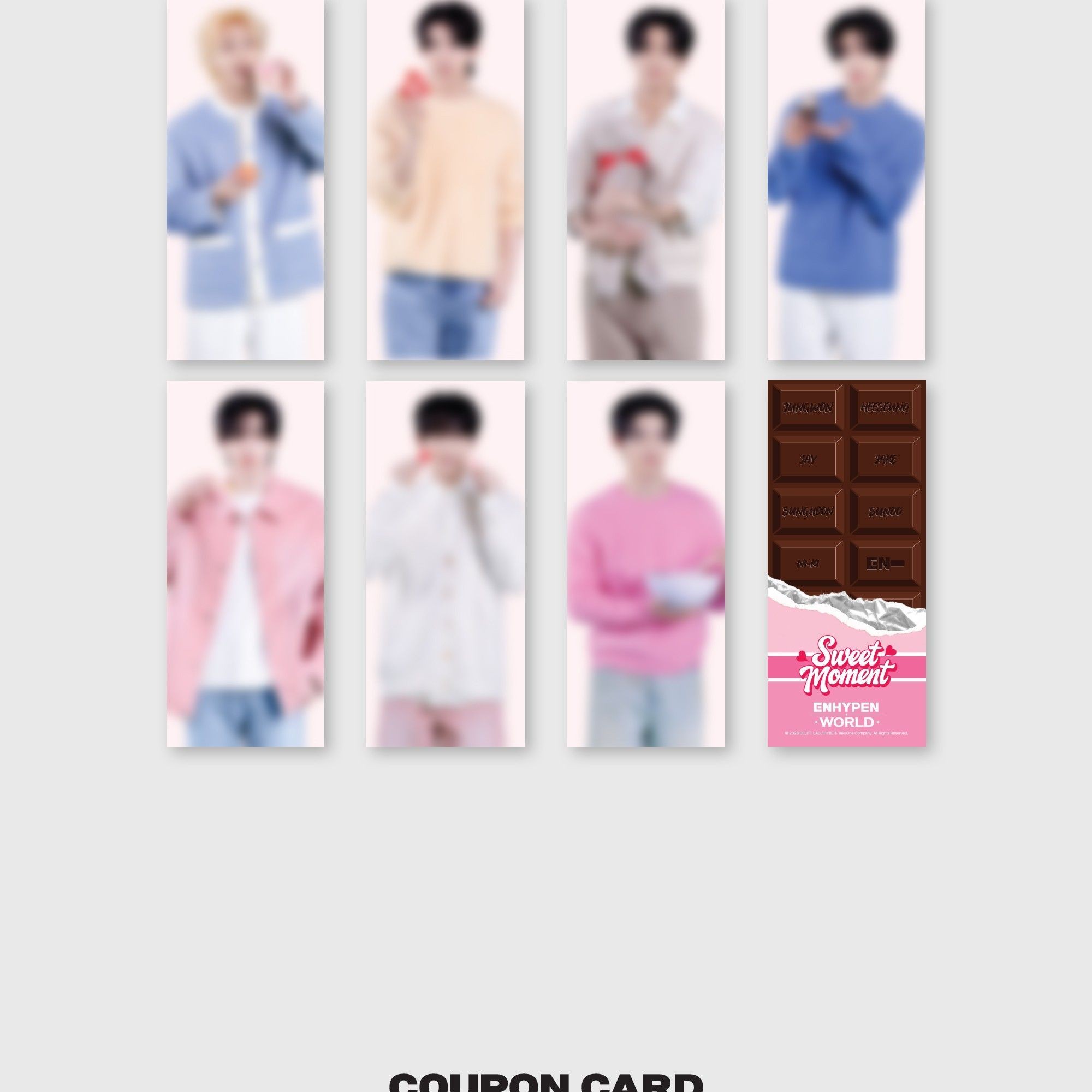 ENHYPEN (엔하이픈) [ENHYPEN WORLD COUPON CARD COLLECTION] SWEET MOMENT BASIC ver. merchandise — detail 6 of 8