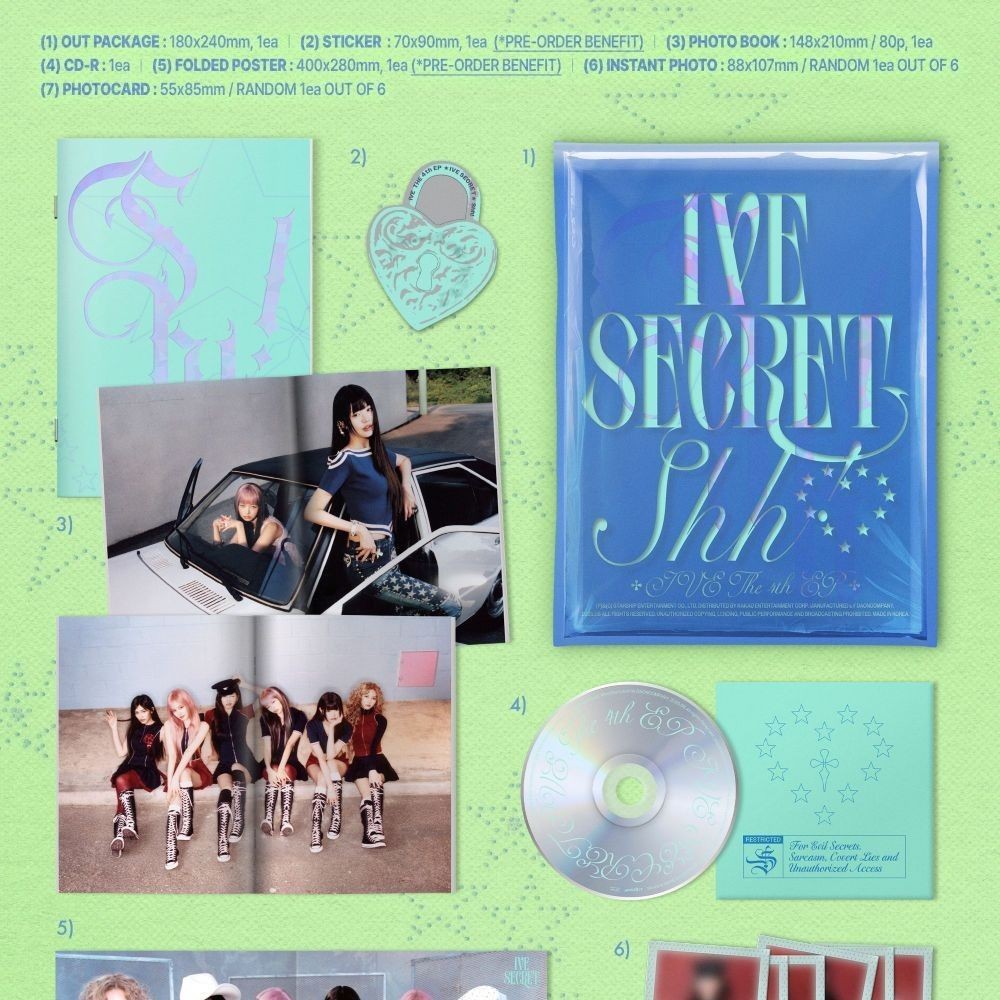IVE - 4th EP 'IVE SECRET' (Photobook ver.) album — detail 1 of 6