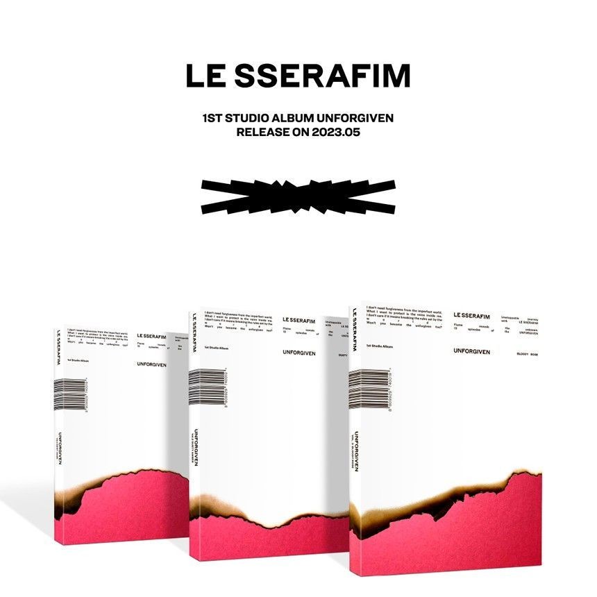 LE SSERAFIM - 1st Studio Album 'UNFORGIVEN' (Photobook ver.) album — detail 1 of 11