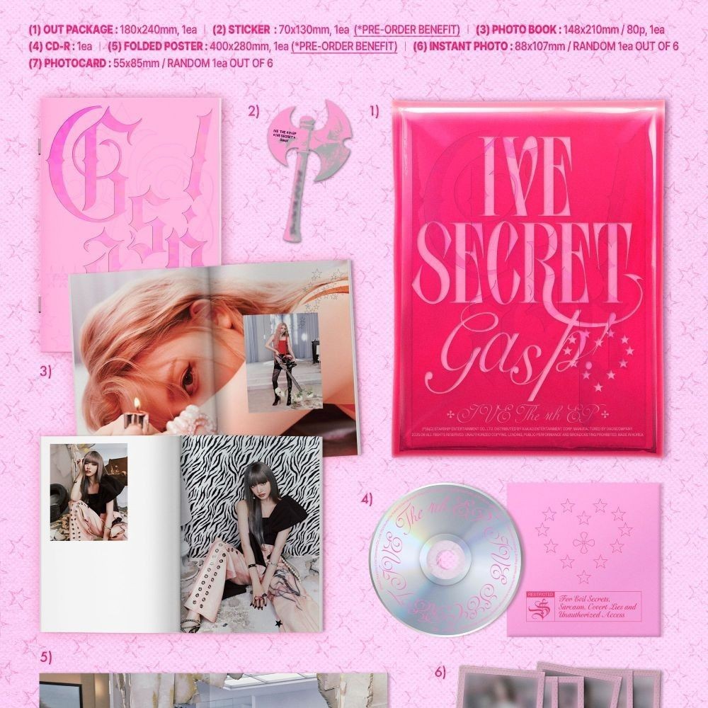 IVE - 4th EP 'IVE SECRET' (Photobook ver.) album — detail 3 of 6
