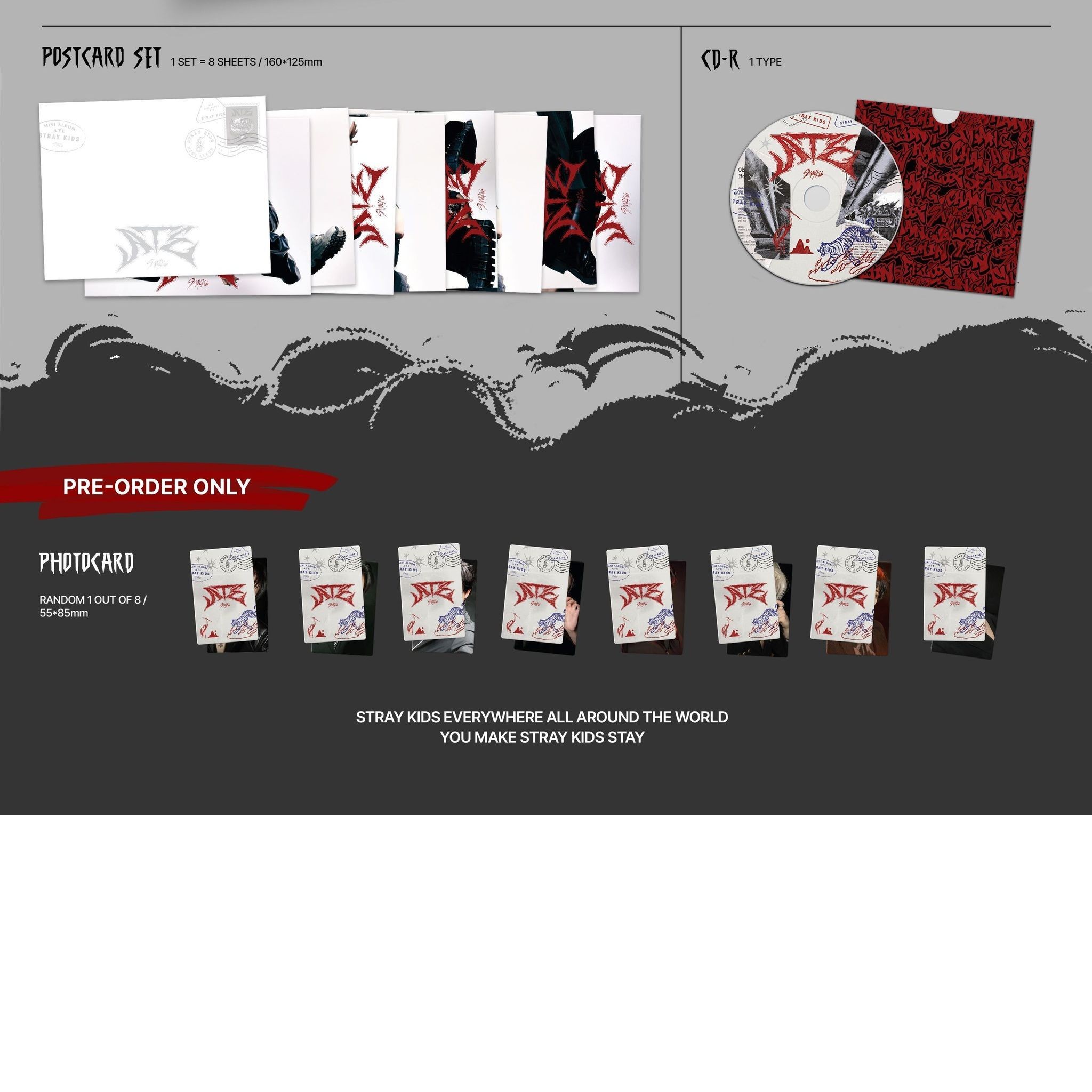 STRAY KIDS - 'ATE' (Letter ver.) album — detail 2 of 2