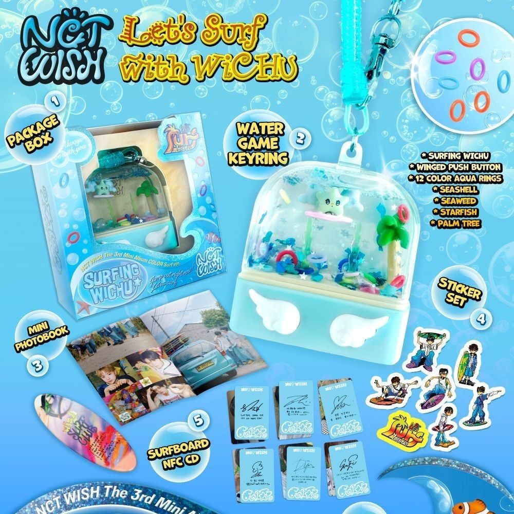 NCT WISH - 3RD MINI ALBUM [COLOR] (SURF ver.) album — detail 1 of 2