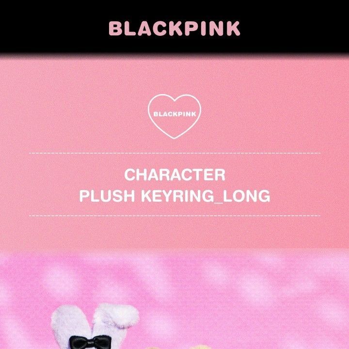 BLACKPINK - BPCOLLECTION [CHARACTER PLUSH KEYRING LONG] merchandise — detail 1 of 13