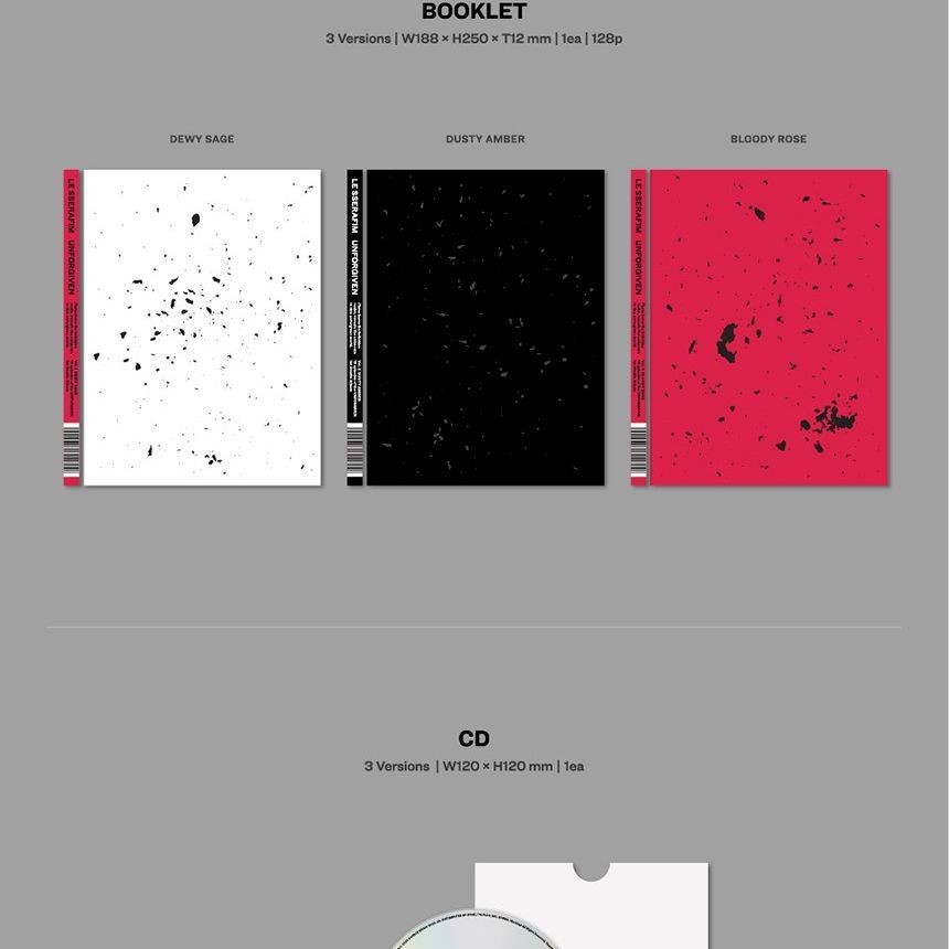 LE SSERAFIM - 1st Studio Album 'UNFORGIVEN' (Photobook ver.) album — detail 4 of 11