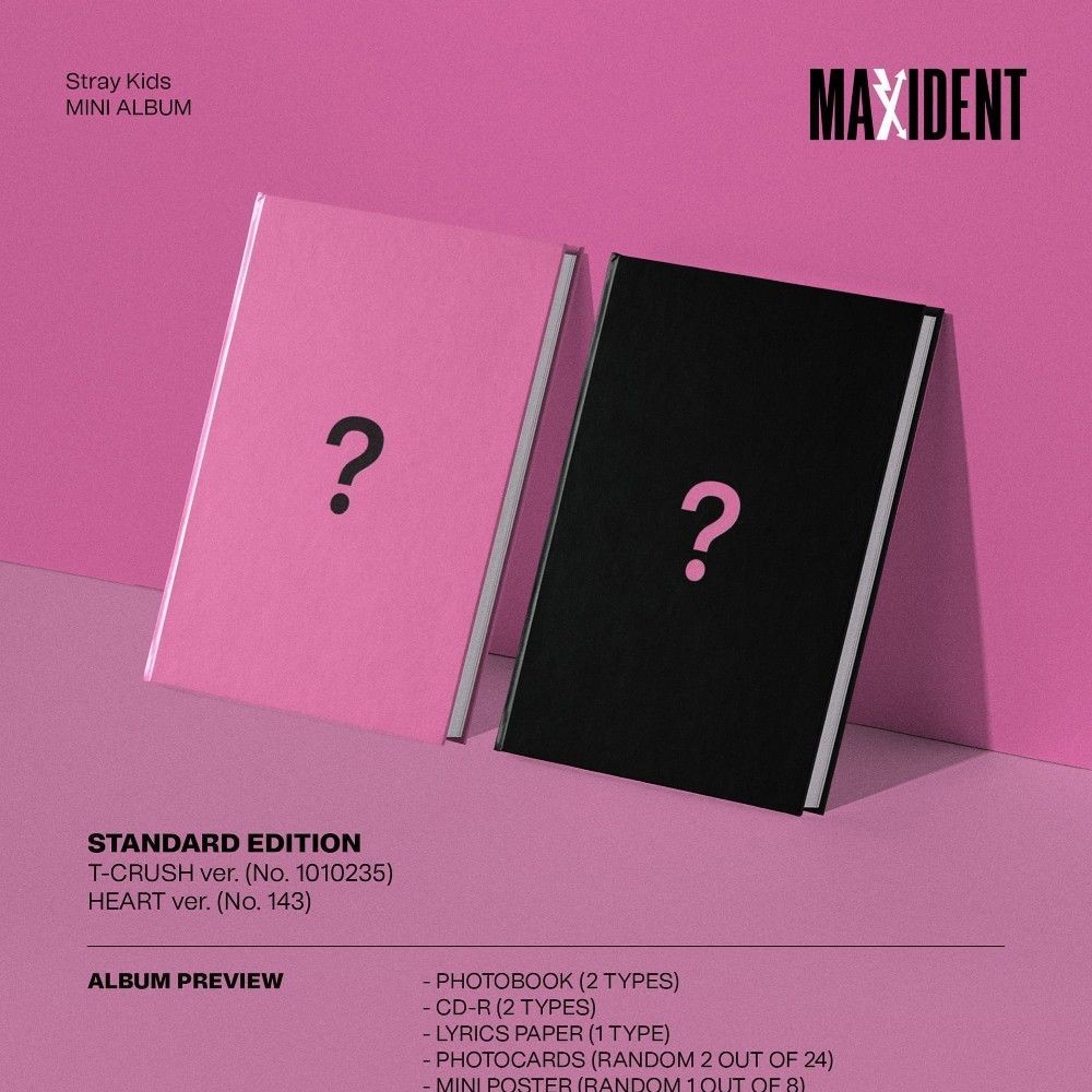 Stray Kids - [MAXIDENT] (T-CRUSH ver. / HEART ver. ) album — detail 1 of 13