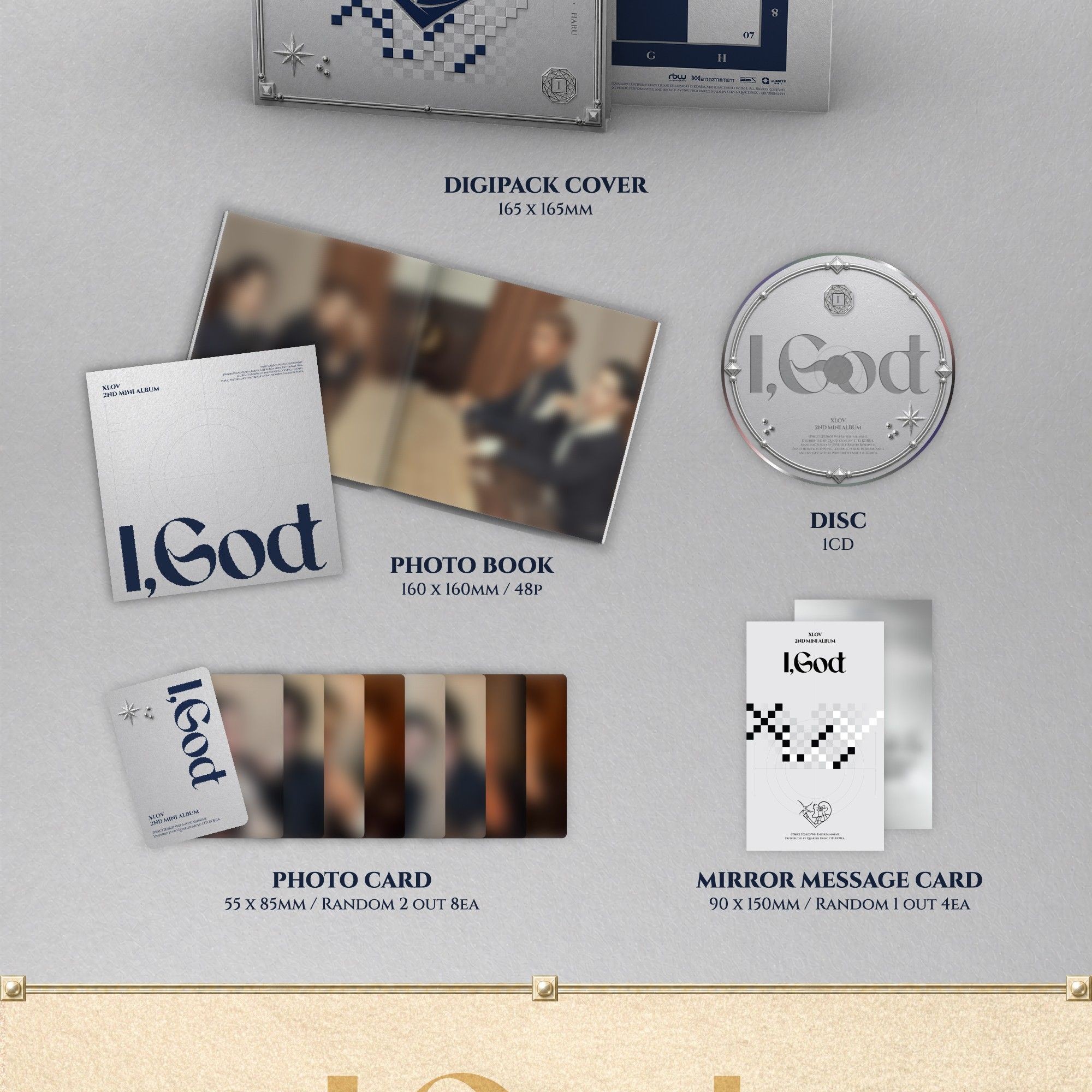 XLOV - 2ND MINI ALBUM [I,God] album — detail 3 of 9
