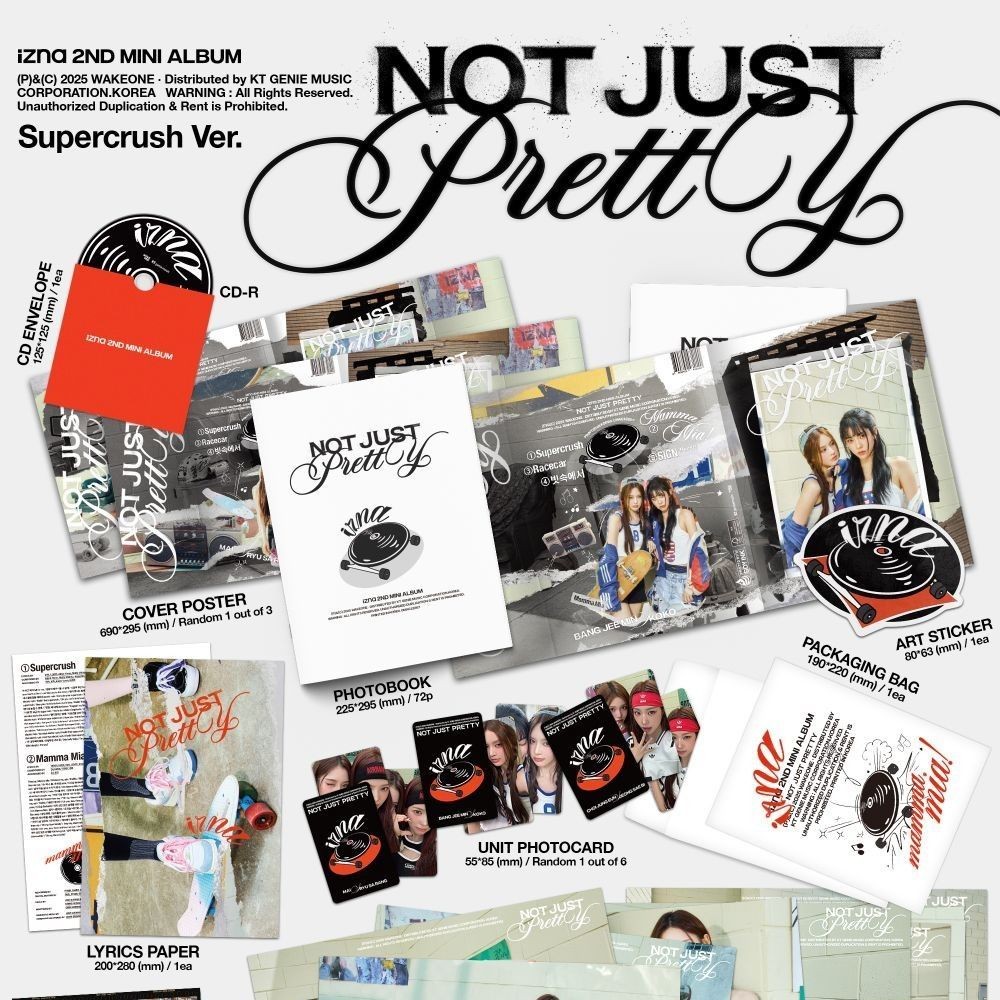 IZNA - 2ND MINI ALBUM [NOT JUST PRETTY] (POSTERBOOK ver.) album — detail 1 of 2