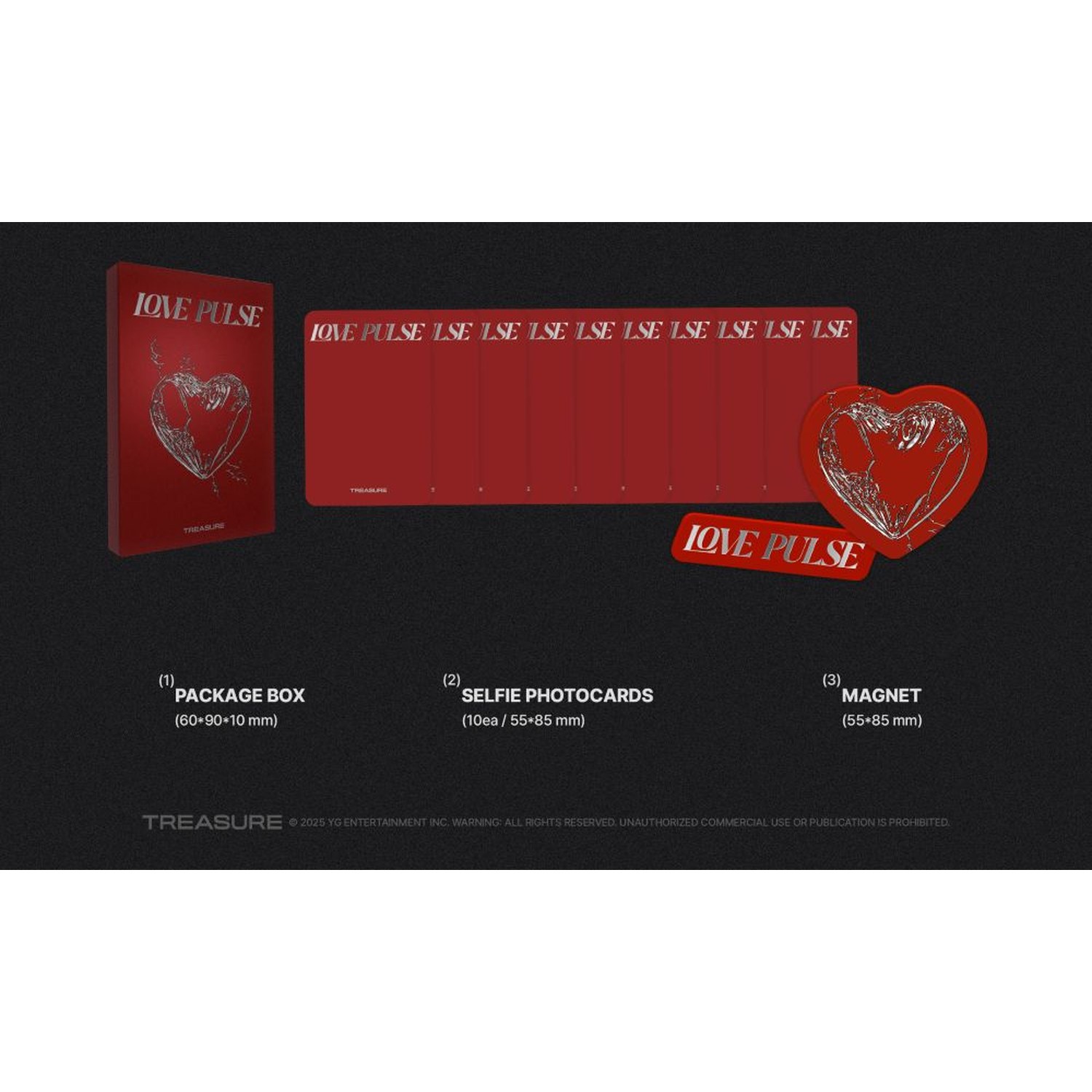 TREASURE - 3rd Mini Album 'LOVE PULSE' (SPORTY ver.) album — detail 3 of 3