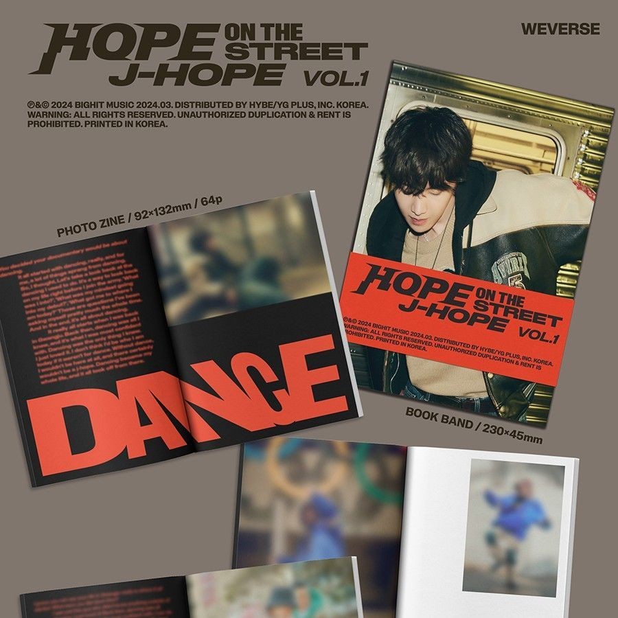 BTS J-HOPE - 'HOPE ON THE STREET VOL.1' (Weverse Albums ver.) album — detail 1 of 3